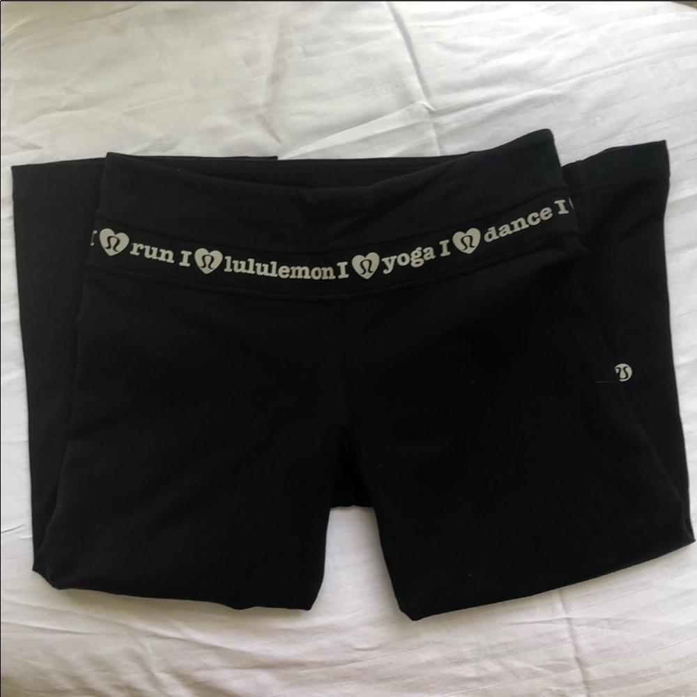 Lululemon flare cropped leggings